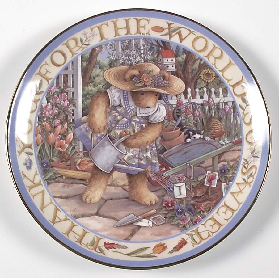 Prayerful Teddy Bears A World Of Blessings - No Box by Franklin Mint-1