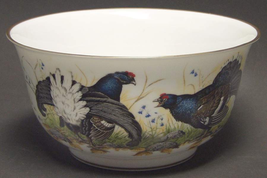 Game Bird-Bowl The Game Bird Bowl - No Box by Franklin Mint-1
