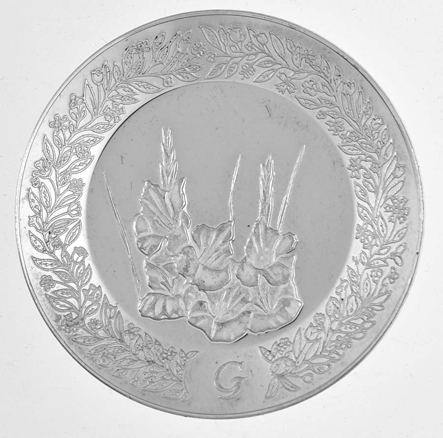 Flowers of The Alphabet G - No Box by Franklin Mint-1