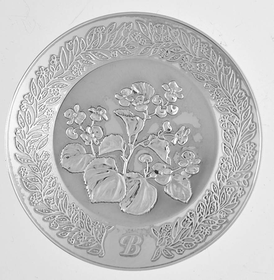 Flowers of The Alphabet B - No Box by Franklin Mint-1