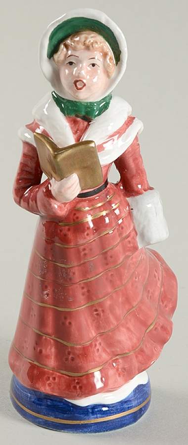 A Christmas Carol Woman Caroler - No Box by Fitz & Floyd-1