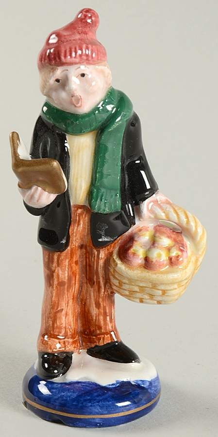 A Christmas Carol Boy Caroler With Basket - No Box by Fitz & Floyd-1