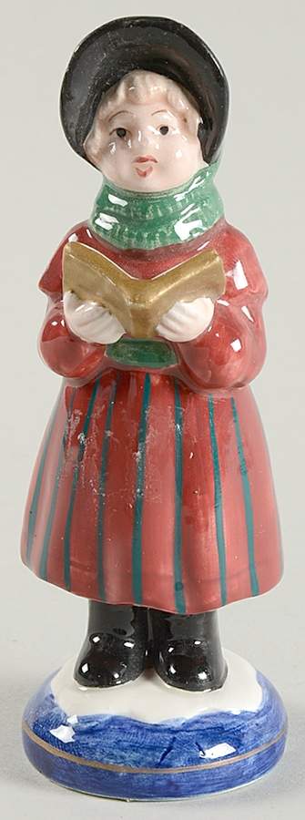 A Christmas Carol Girl Caroler - No Box by Fitz & Floyd-1