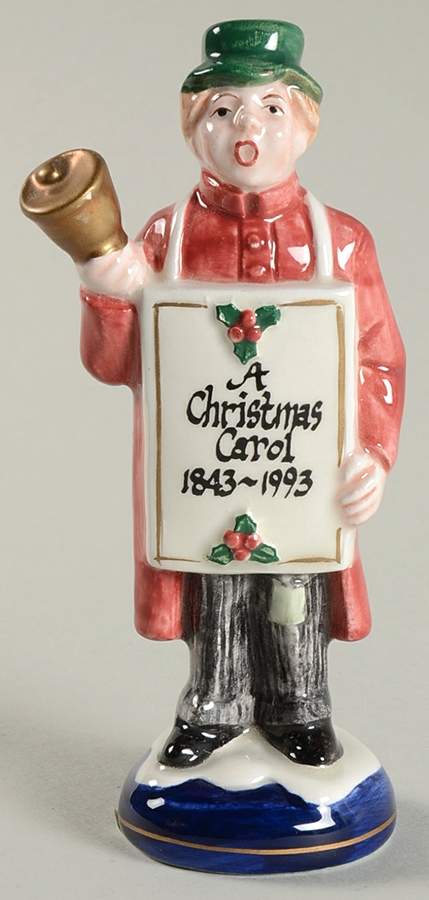 A Christmas Carol Bell Ringer With Sign - No Box by Fitz & Floyd-1