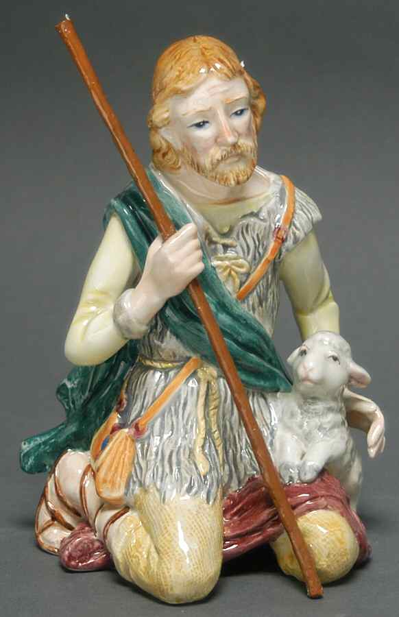Nativity Figurines Shepherd Man - With Box by Fitz & Floyd-1