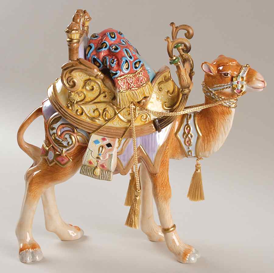 Nativity Figurines Standing Babylonian Camel  - Boxed by Fitz & Floyd-1