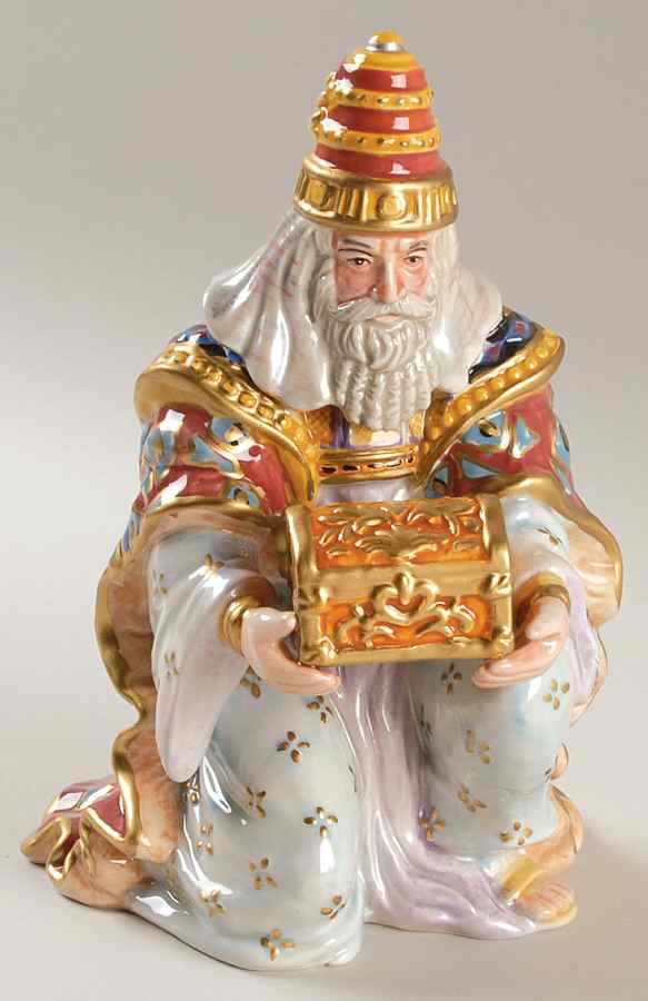 Nativity Figurines Babylonian Wise Man  - No Box by Fitz & Floyd-1