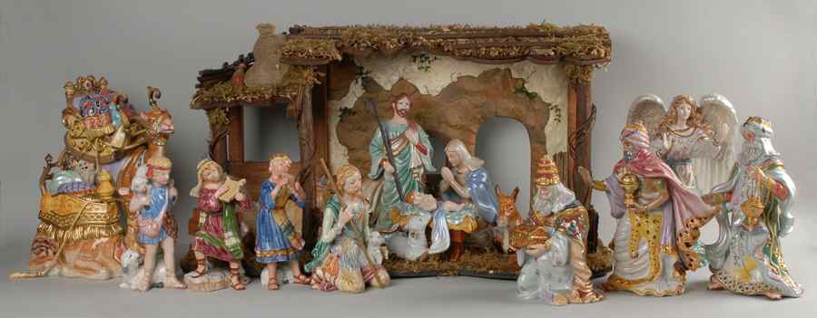 Nativity Figurines 16 Piece Nativity Set - Nativity-Set Of 16 by Fitz & Floyd-1