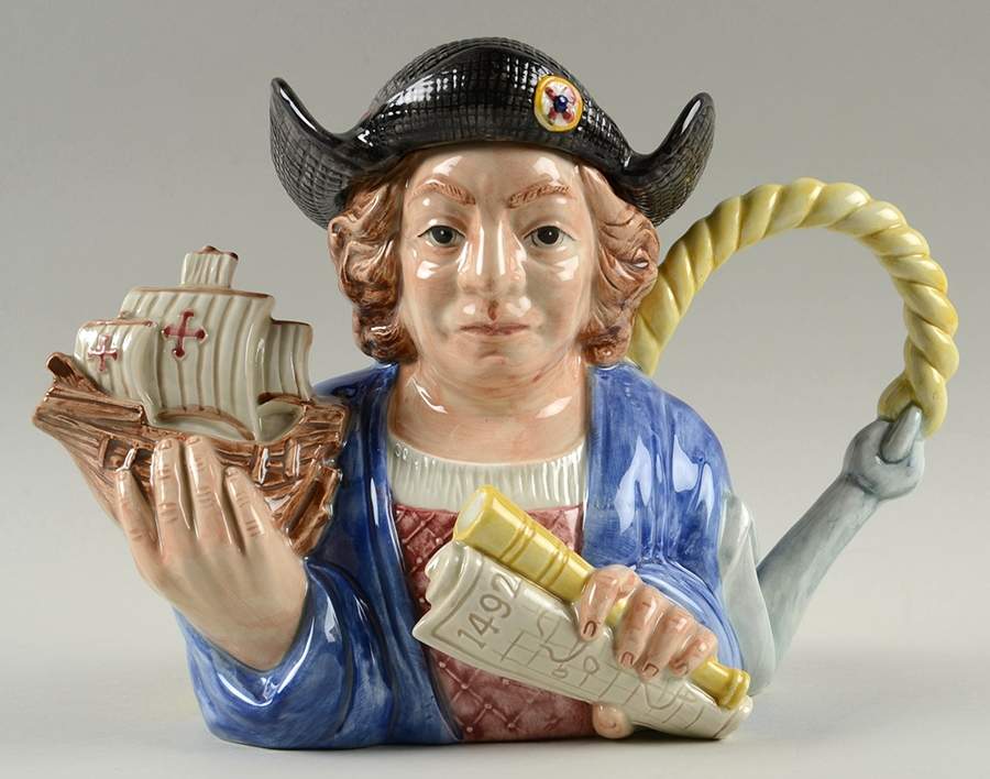 Figures From History Christopher Columbus - With Box by Fitz & Floyd-1