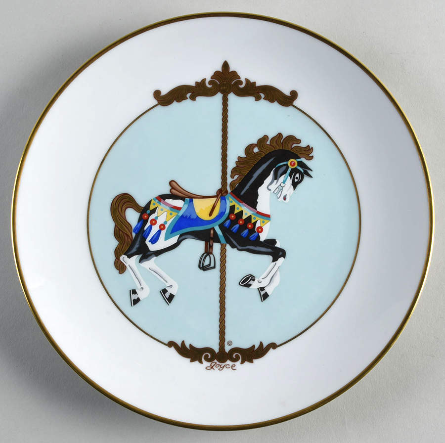 Carousel Horses Black Horse - No Box by Fairmont Collectible-1
