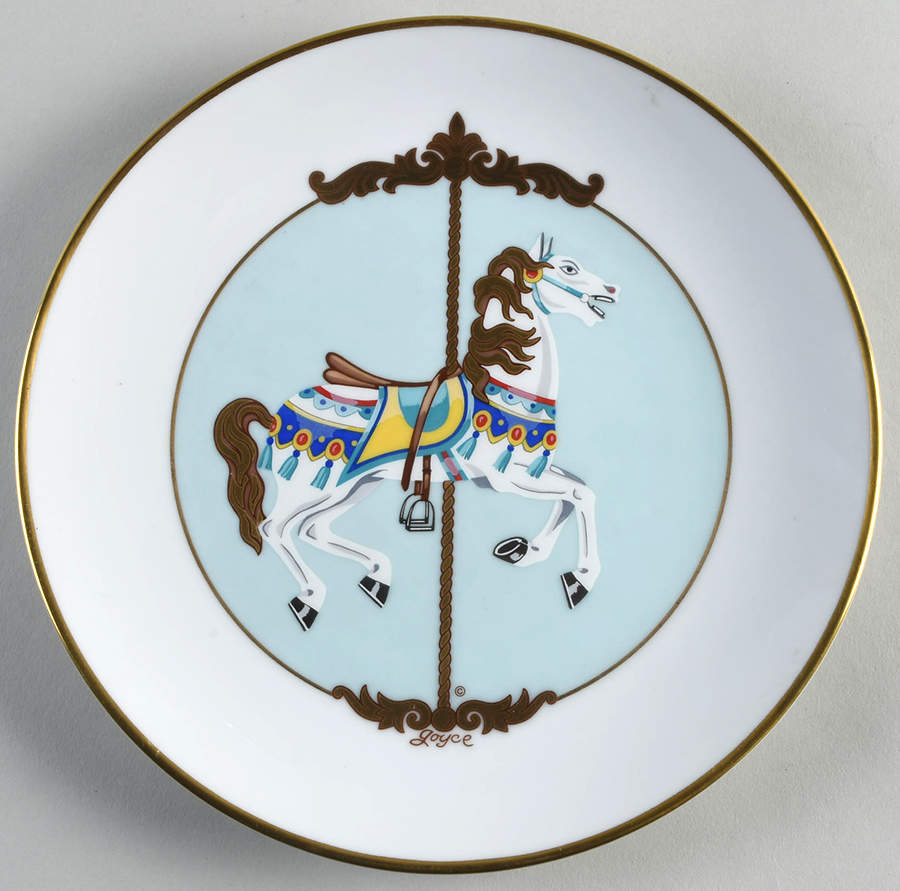 Carousel Horses White Horse - No Box by Fairmont Collectible-1