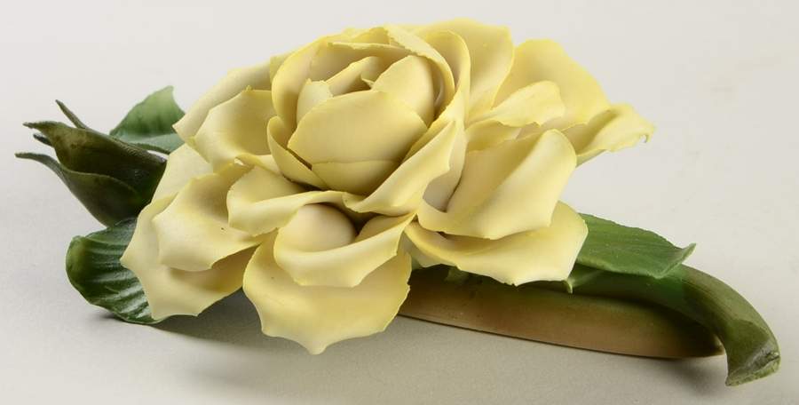 The Twelve Months of Roses Marechal Niel - No Box by Franklin Mint-1