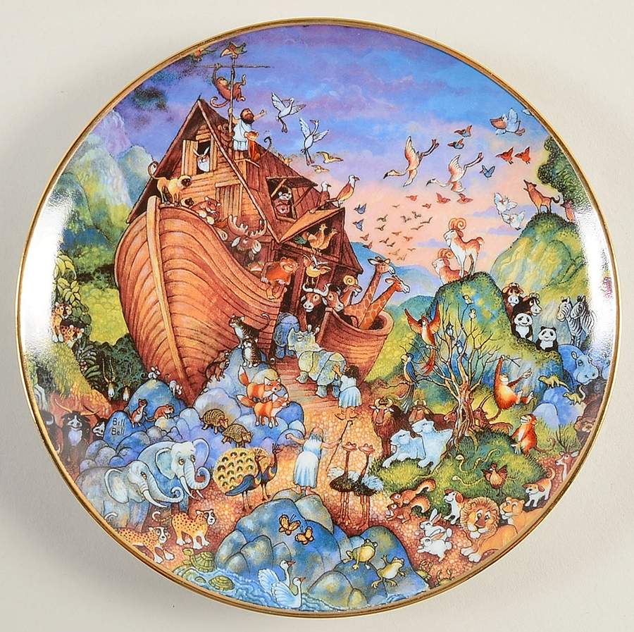 Bibical Scenes By Bill Bell for Franklin Mint Before The Rain - No Box by Franklin Mint-1