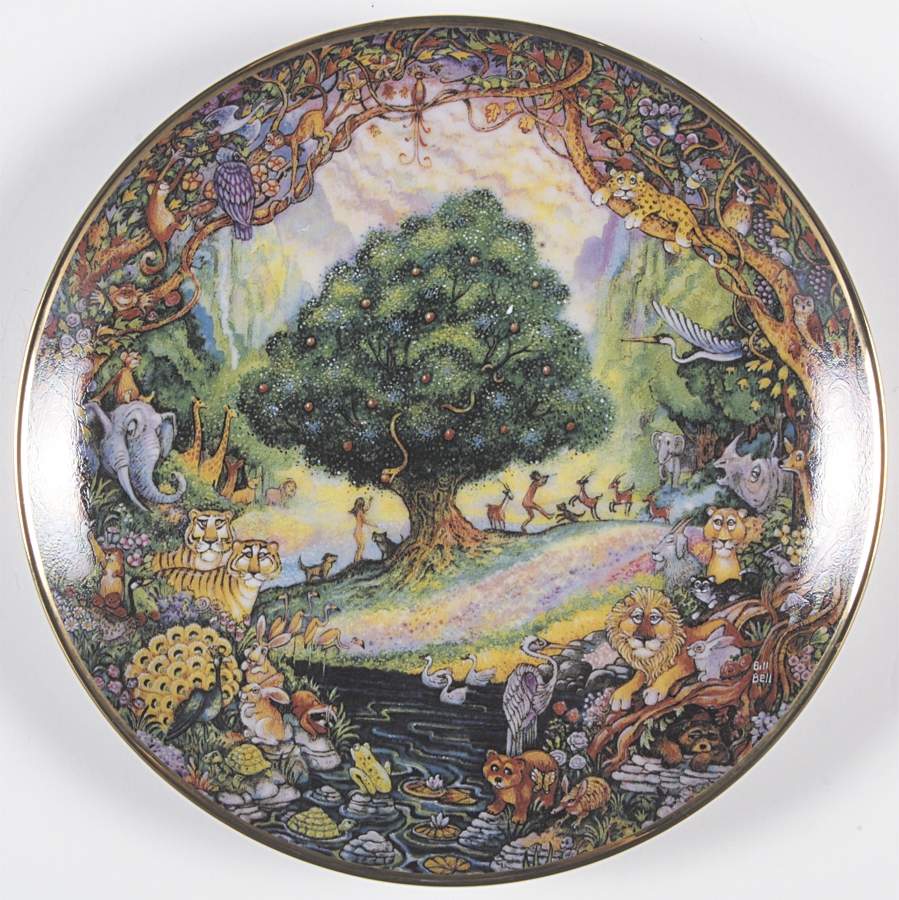 Bibical Scenes By Bill Bell for Franklin Mint Paradise - No Box by Franklin Mint-1