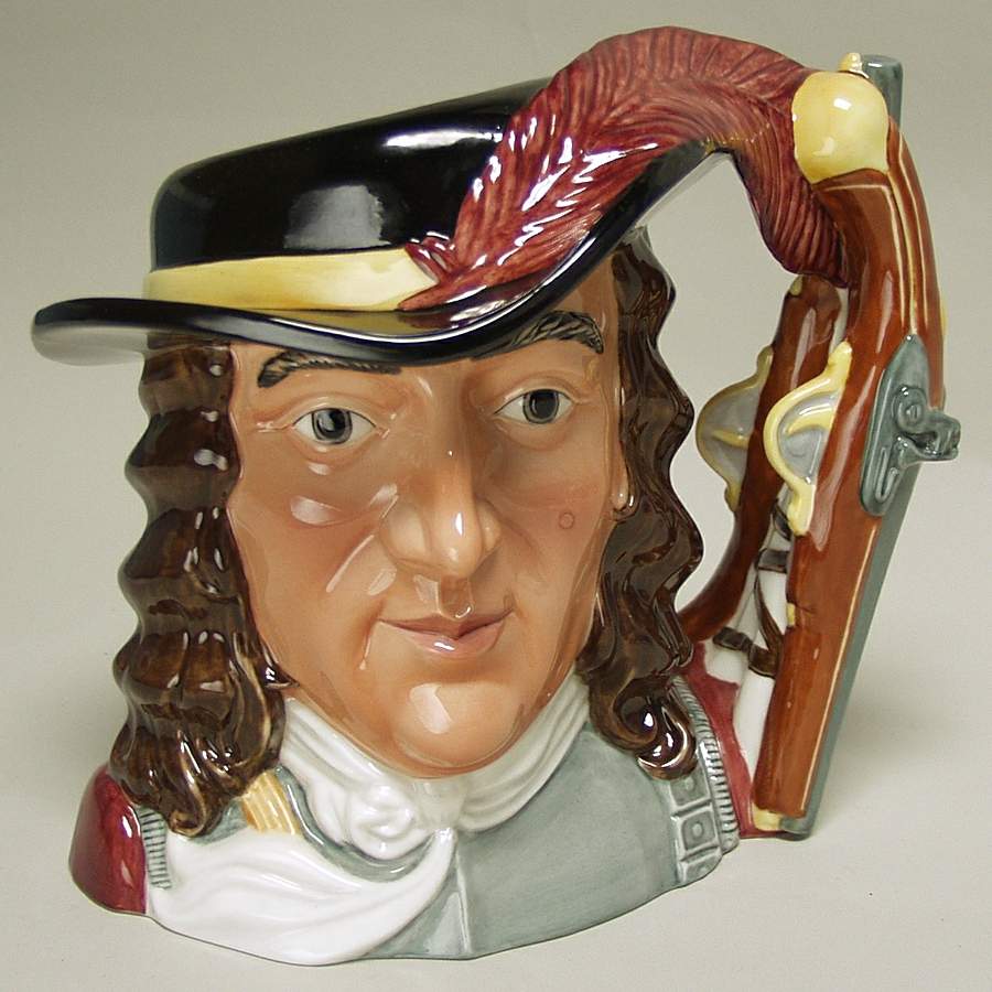 Maritime Character Jug Admiral Benbow - No Box by Franklin Mint-1