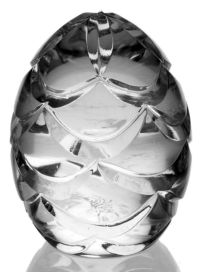 Faberge Crystal Egg Petite Pine Cone Egg - No Box by Faberge-1