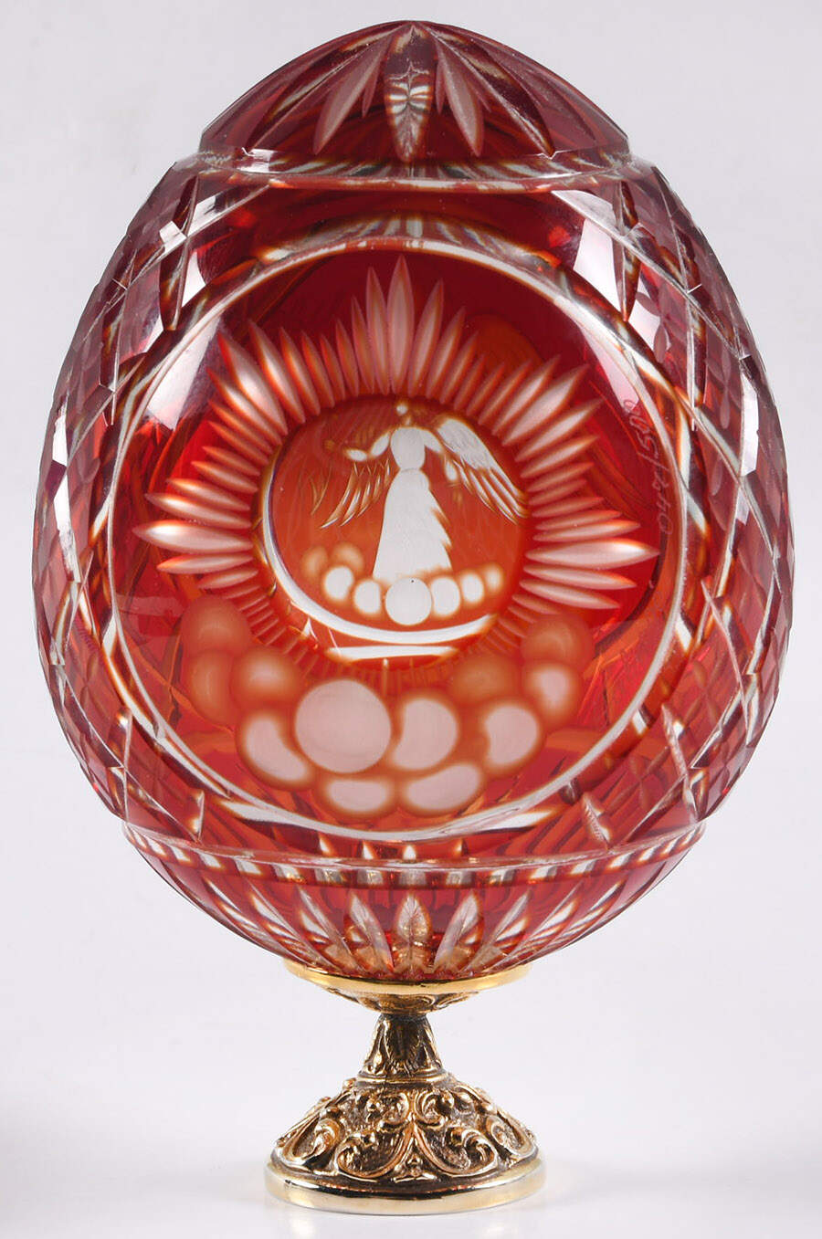 Faberge Crystal Egg Angel Egg - Boxed by Faberge-1