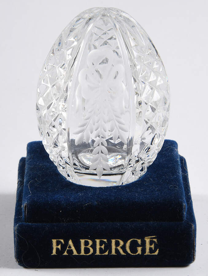 Faberge Crystal Egg Petite Coronation Egg - No Box by Faberge-1