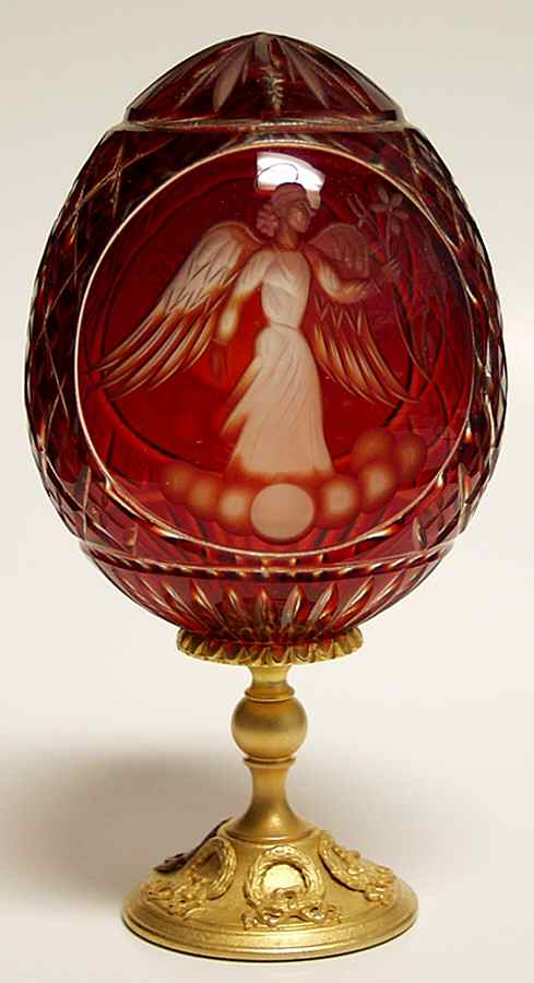 Faberge Crystal Egg Angel Egg - No Box by Faberge-1