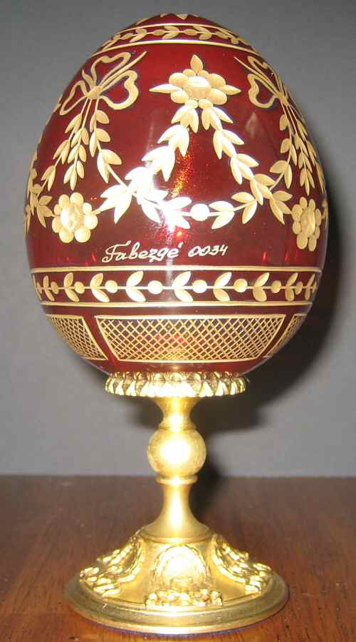 Faberge Crystal Egg Winter Rose - Boxed by Faberge-1