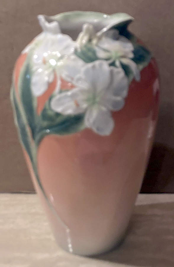 Franz Collection Giftware Ginger/White-Vase - No Box by Franz Collection-1