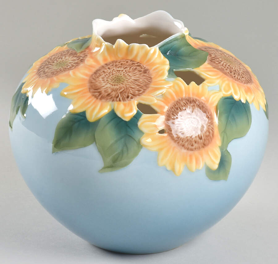 Franz Collection Giftware Sunflower Vase - Boxed by Franz Collection-1