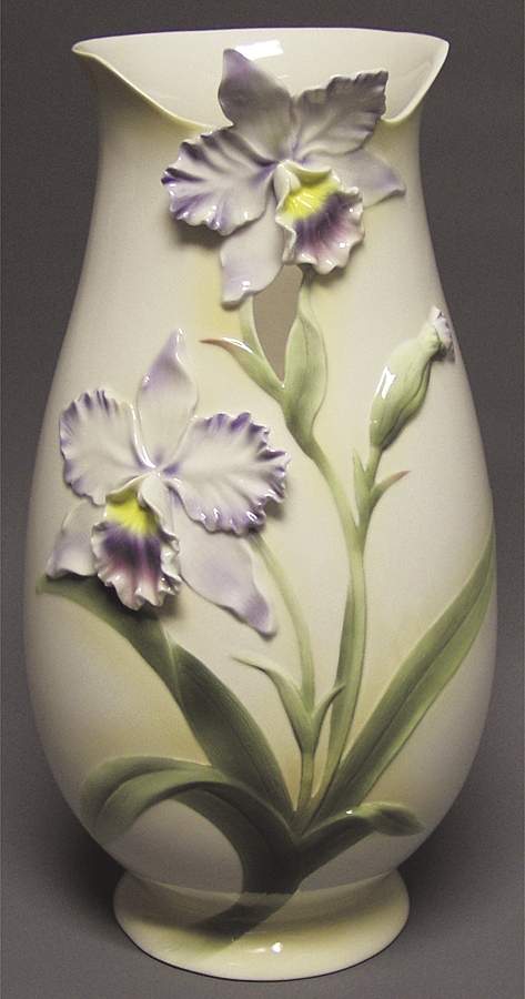Franz Collection Giftware Blue Orchid-Vase - Boxed by Franz Collection-1