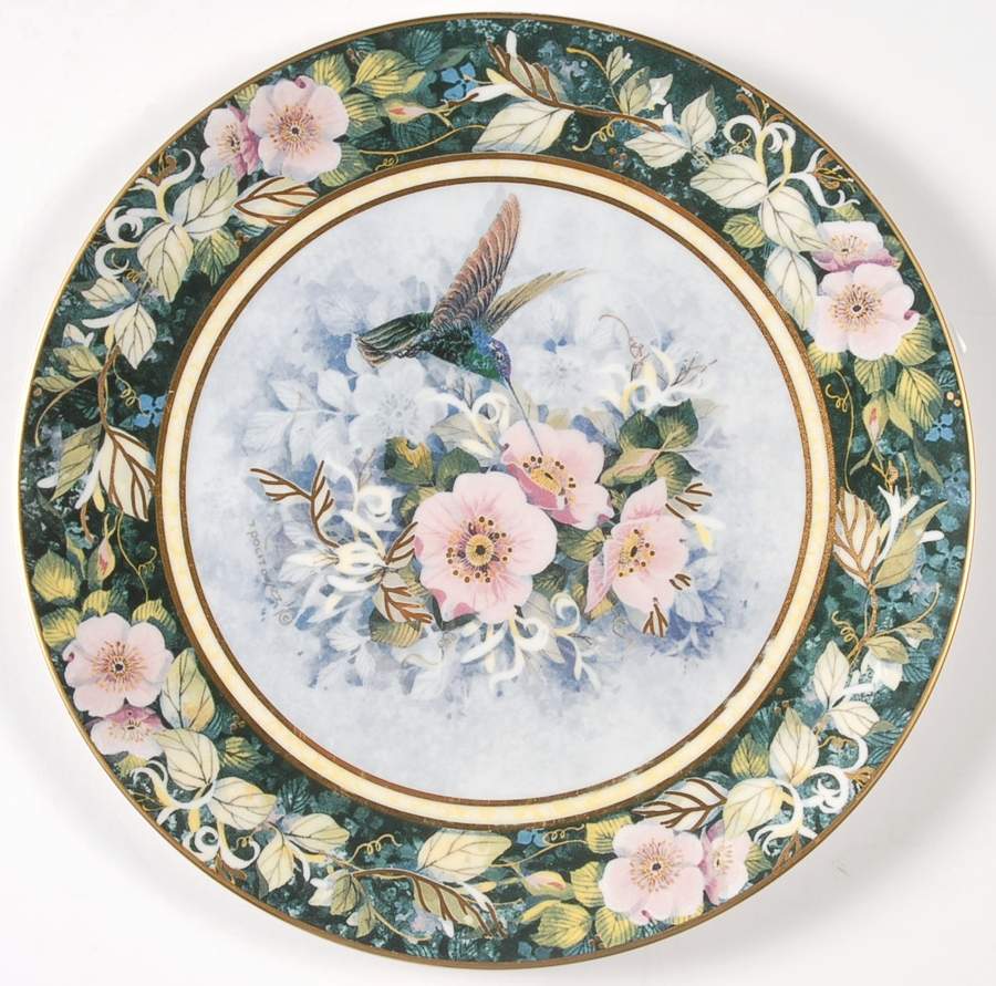 Hummingbirds-Politowicz The Rivoli Hummingbird - No Box by Franklin Mint-1