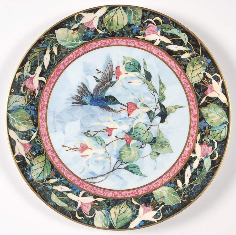 Hummingbirds-Politowicz The Damophila Julia Hummingbird - No Box by Franklin Mint-1