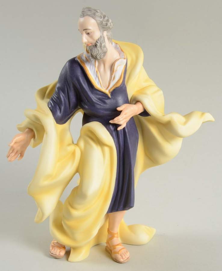 Vatican Nativity Set Joseph - With Box by Franklin Mint-1