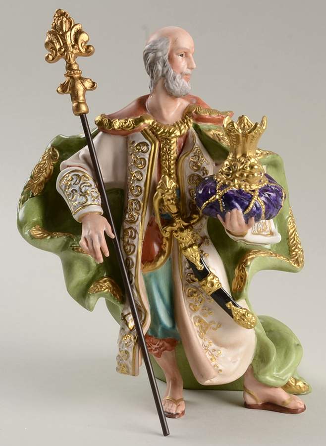 Vatican Nativity Set Melchior - Boxed by Franklin Mint-1