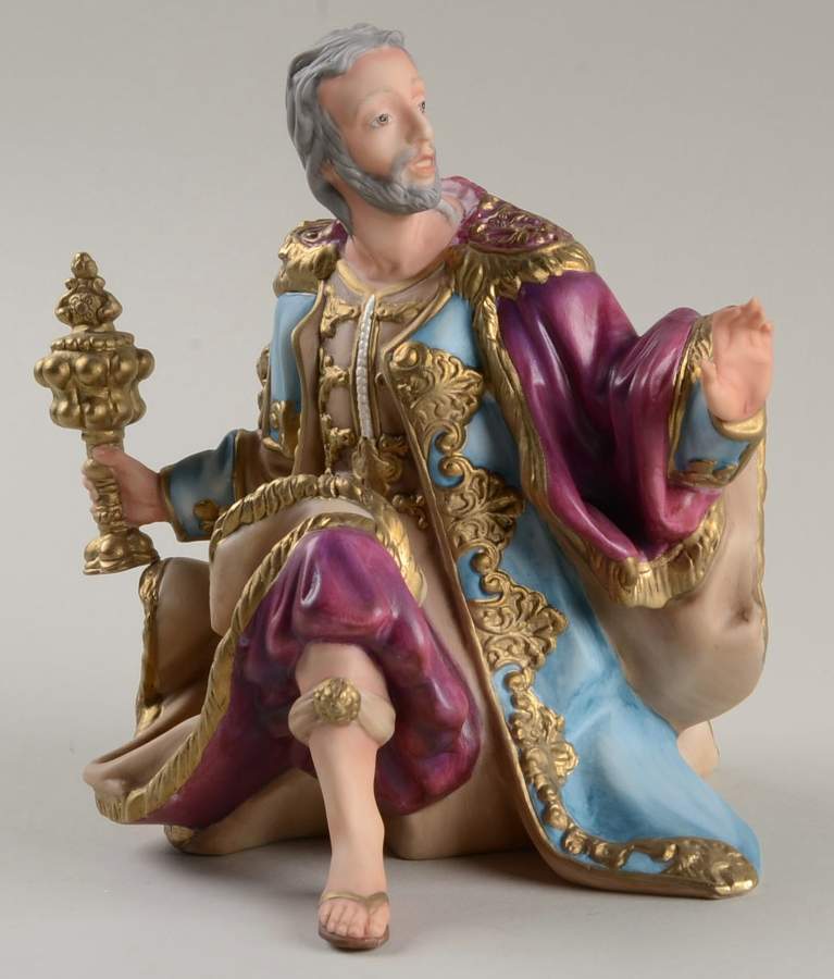 Vatican Nativity Set Gaspar - Boxed by Franklin Mint-1