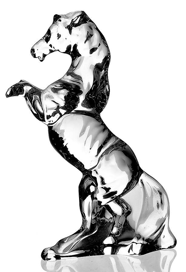 Animals of the Ark Horse-Male (Rearing) - No Box by Franklin Mint-1