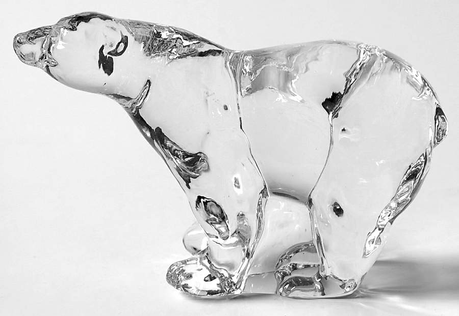 Animals of the Ark Polar Bear-Female - No Box by Franklin Mint-1