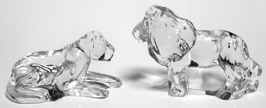 Animals of the Ark Lions-Pair - Boxed by Franklin Mint-1