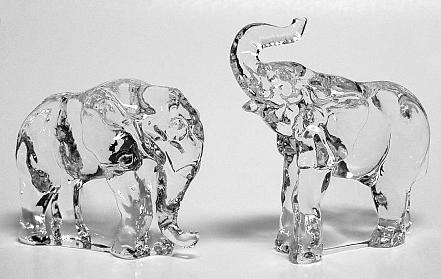 Animals of the Ark Elephants-Pair - Boxed by Franklin Mint-1