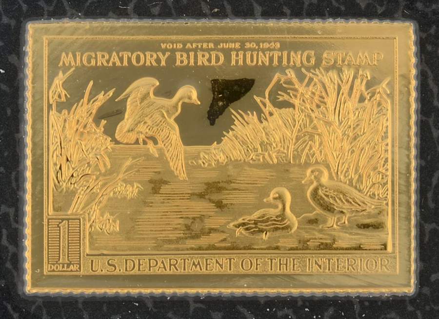 Duck Stamps of America Ingots American Widgeon - No Box by Franklin Mint-1