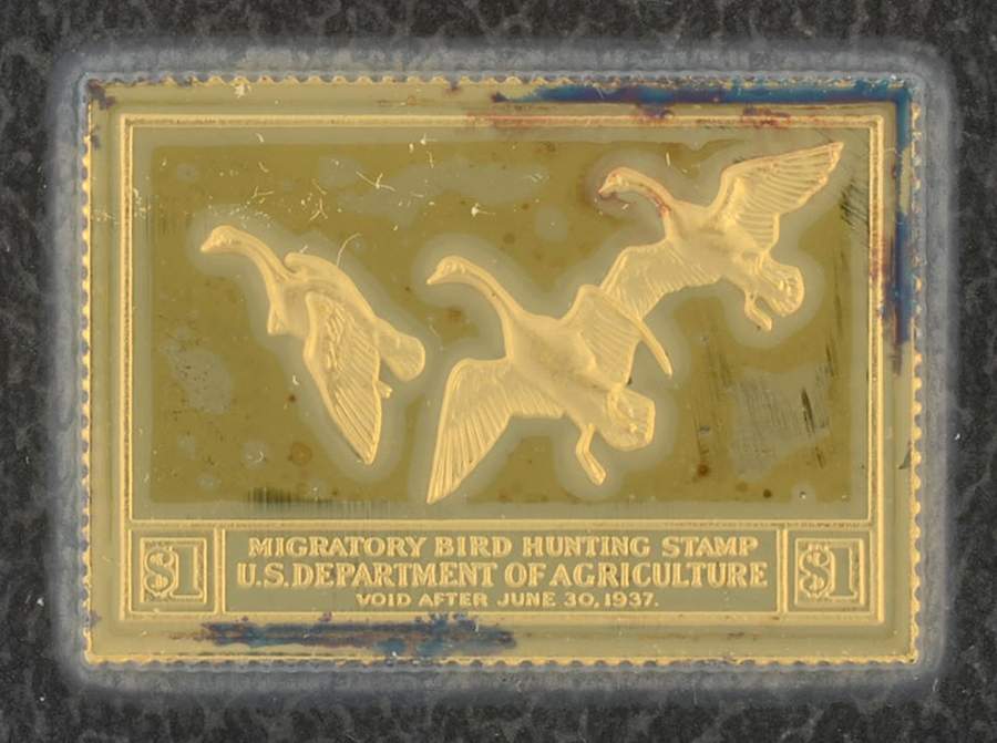 Duck Stamps of America Ingots Canada Goose - No Box by Franklin Mint-1