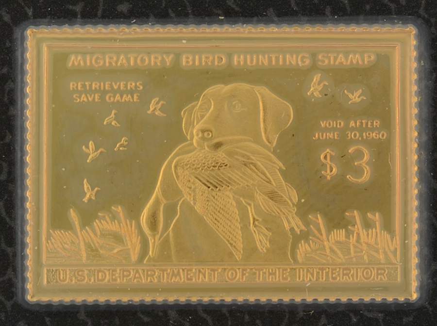 Duck Stamps of America Ingots Labrador Retreiver - No Box by Franklin Mint-1