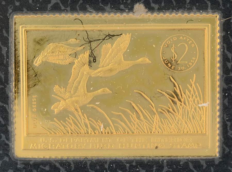 Duck Stamps of America Ingots Blue Geese - No Box by Franklin Mint-1