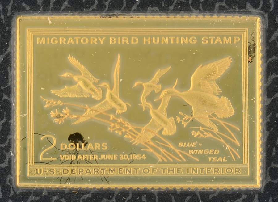 Duck Stamps of America Ingots Blue-Winged Teal - No Box by Franklin Mint-1