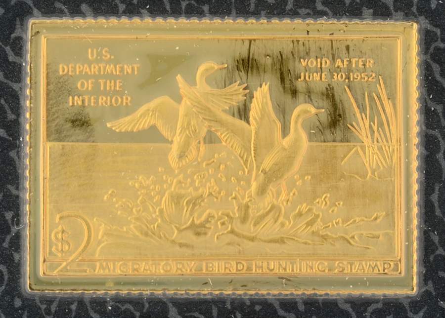 Duck Stamps of America Ingots Gadwalls - No Box by Franklin Mint-1