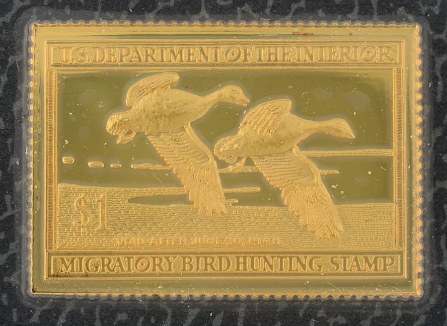 Duck Stamps of America Ingots Snow Geese - No Box by Franklin Mint-1