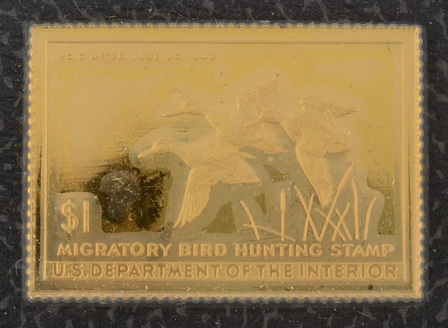 Duck Stamps of America Ingots Shoveler - No Box by Franklin Mint-1