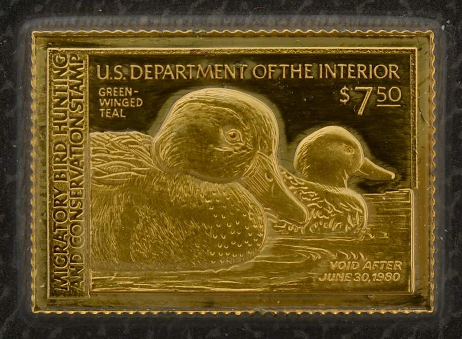Duck Stamps of America Ingots Green-Wing Teals - No Box by Franklin Mint-1