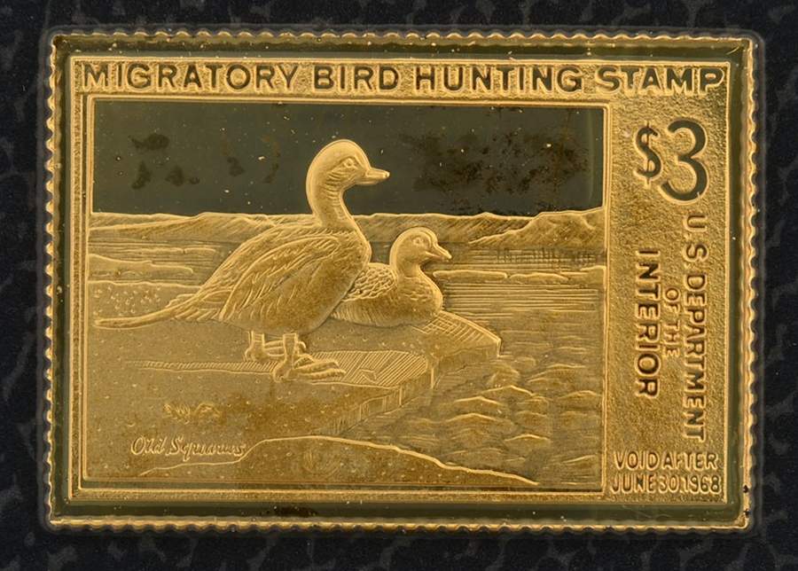 Duck Stamps of America Ingots Old Squaw Ducks - No Box by Franklin Mint-1