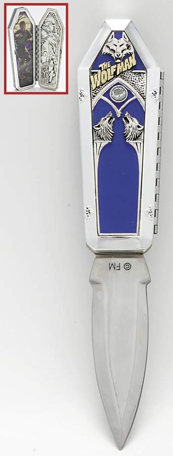 Universal Studios Monster Knives Wolfman - No Box by Franklin Mint-1