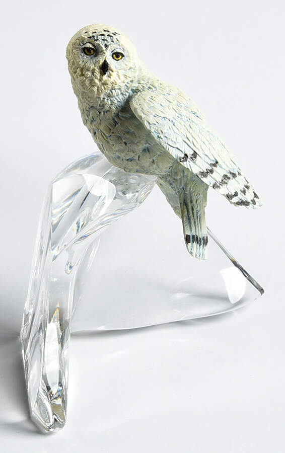 Alaskan Frontier Collection Snowy Owl - Boxed by Franklin Mint-1