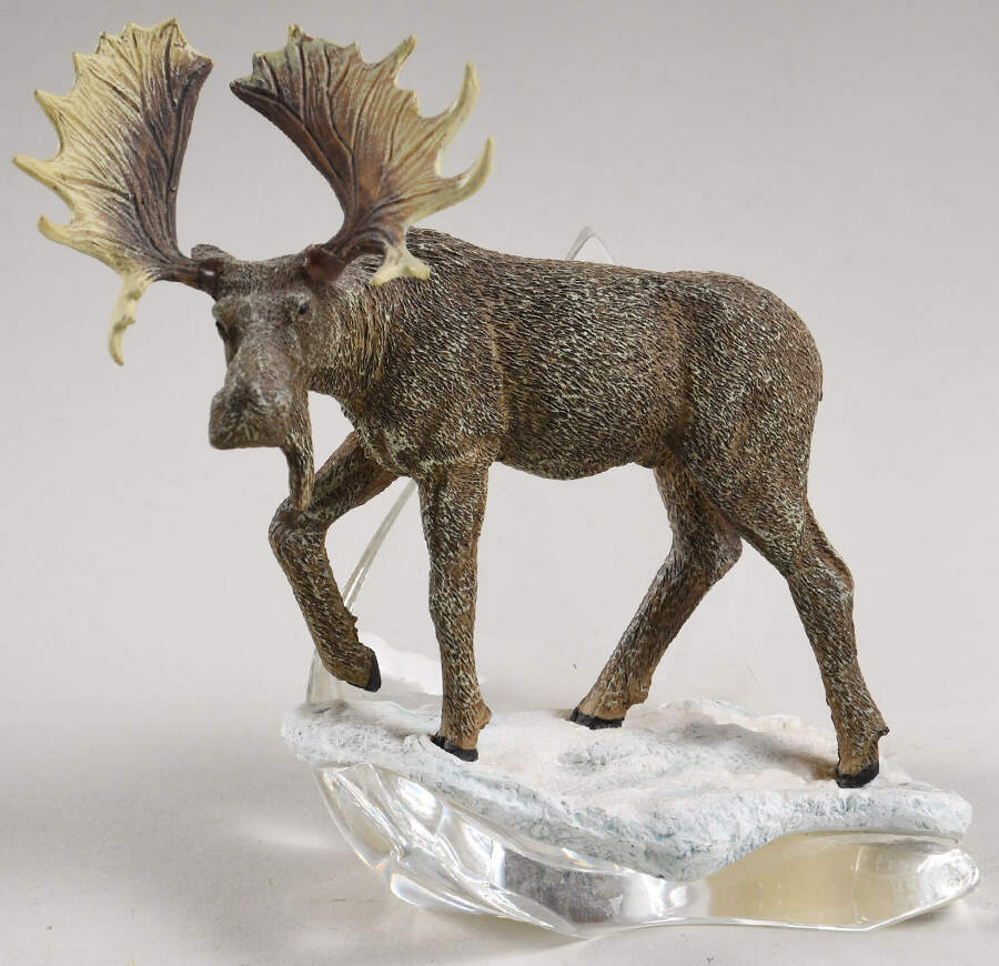Alaskan Frontier Collection Moose - No Box by Franklin Mint-1