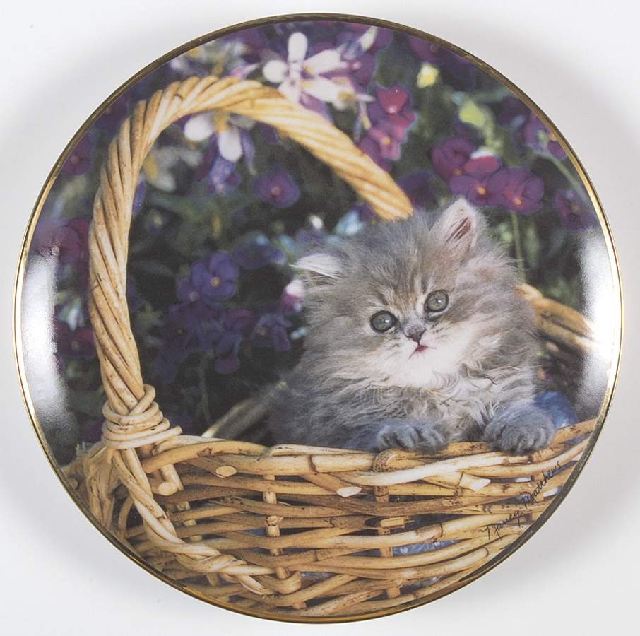 Nancy Matthews Cats Room For One More - No Box by Franklin Mint-1